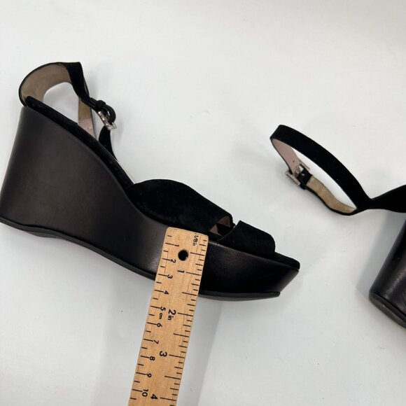 Salvatore Ferragamo Leather Platform Sandals - Picture 7 of 8